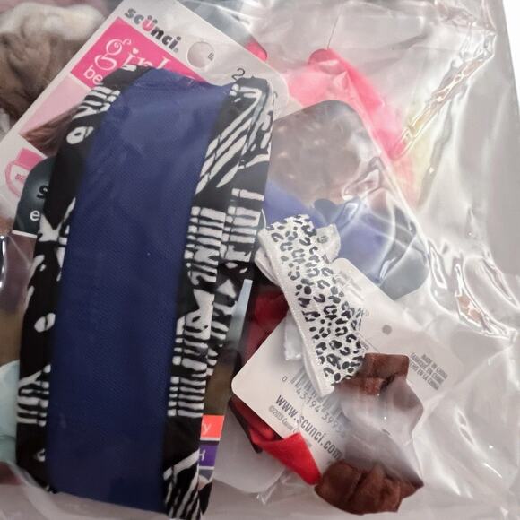 Huge Hair Accessory Lot Jasmine Ties Elastics Mesh Headband Pearl Scrunchies - Picture 2 of 6